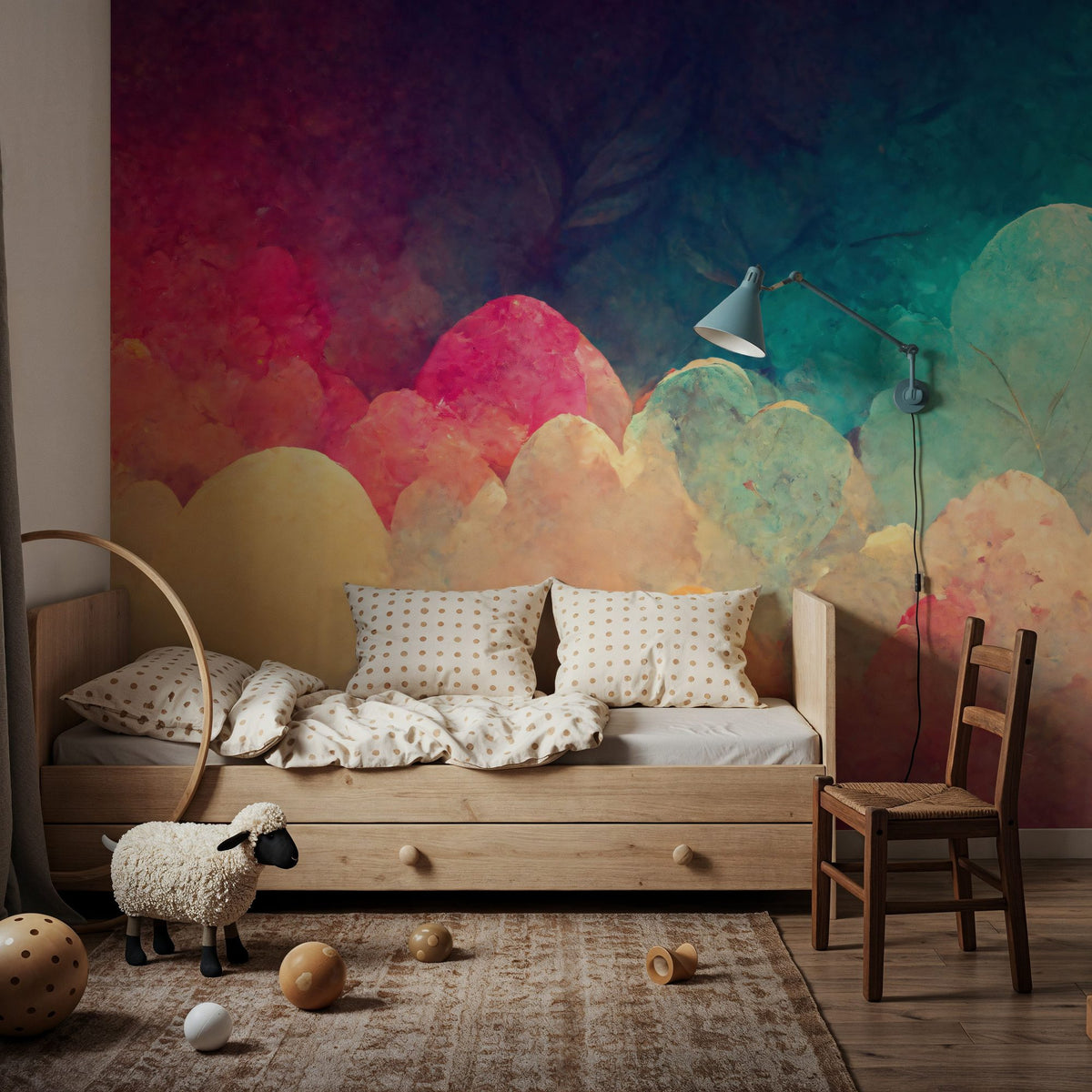 Fantasy Clouds Mural Wallpaper - room preview 05