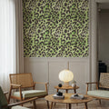 Summer Paws Green Mural Wallpaper - room preview 05