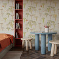 Moonlight Forest, Yellow Mural Wallpaper - room preview 05
