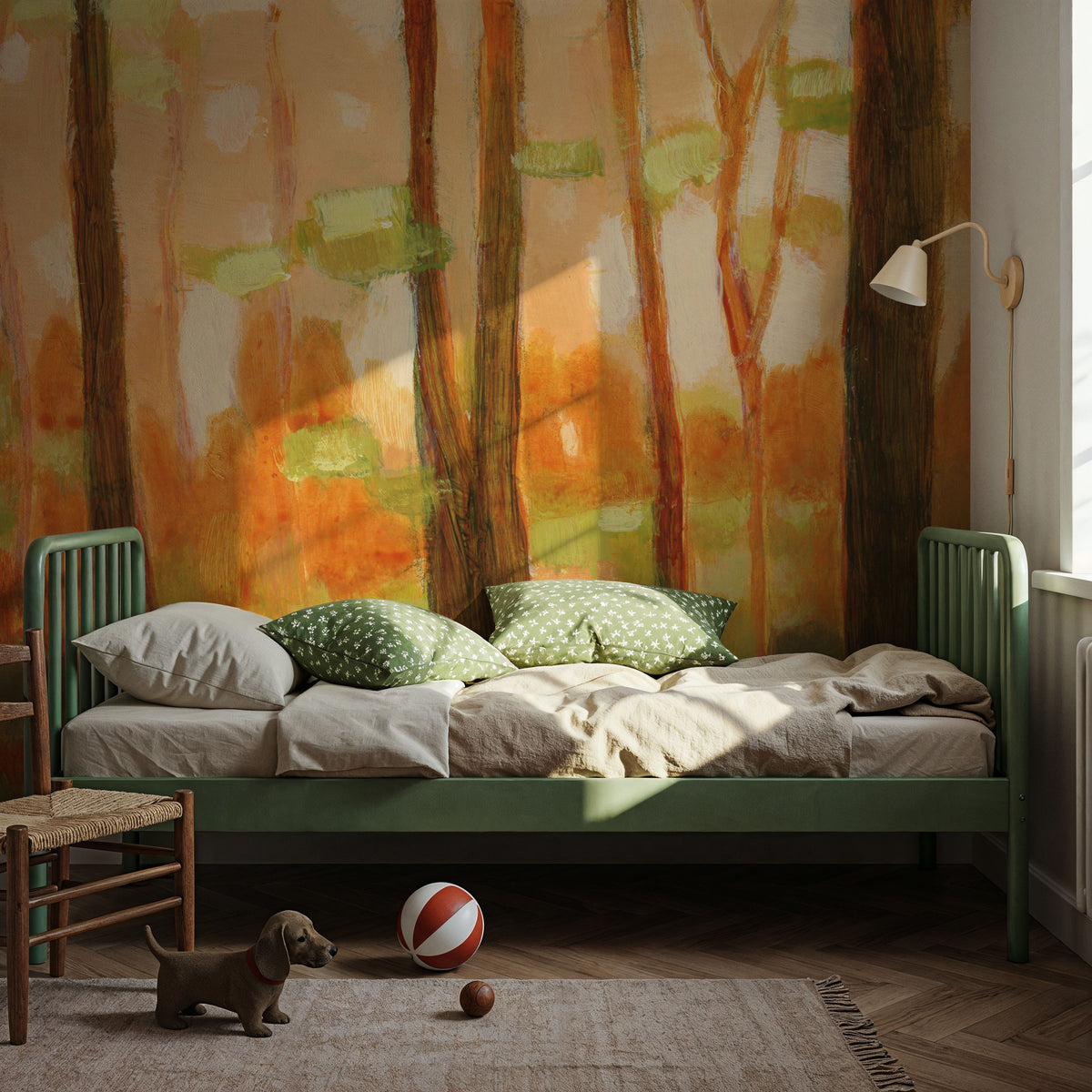 Forest Light II Mural Wallpaper - room preview 05