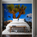 Joshua Tree Blue X Mural Wallpaper - room preview 05