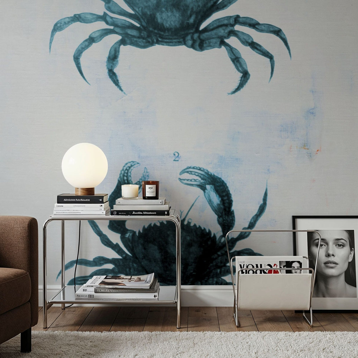 Blue Bay IV Mural Wallpaper - room preview 05