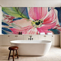 Floral Burst I Mural Wallpaper - room preview 05