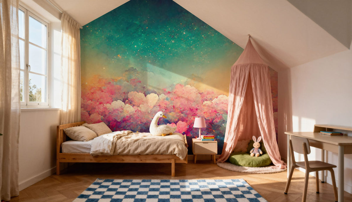 Over the Rainbow Mural Wallpaper - room preview 05
