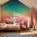 Over the Rainbow Mural Wallpaper - room preview 05