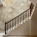 Peony Tree Landscape, Beige Mural Wallpaper - room preview 05
