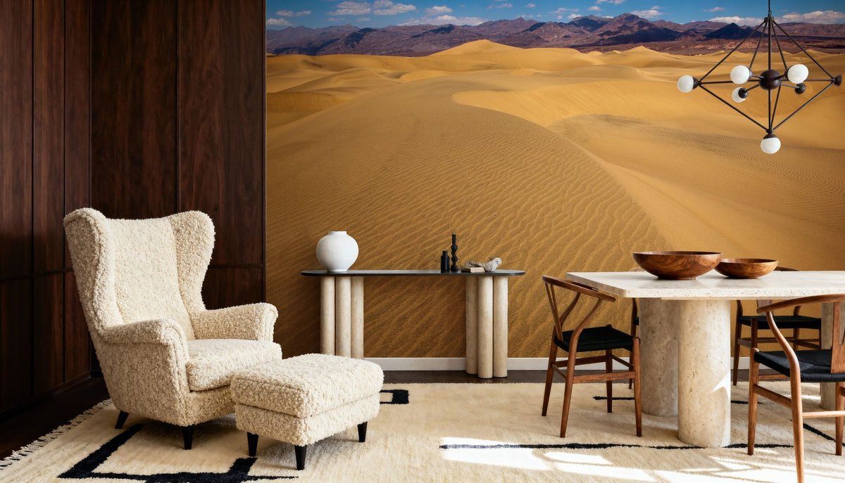Mesquite Dunes Desert in Death Valley Mural Wallpaper - room preview 05