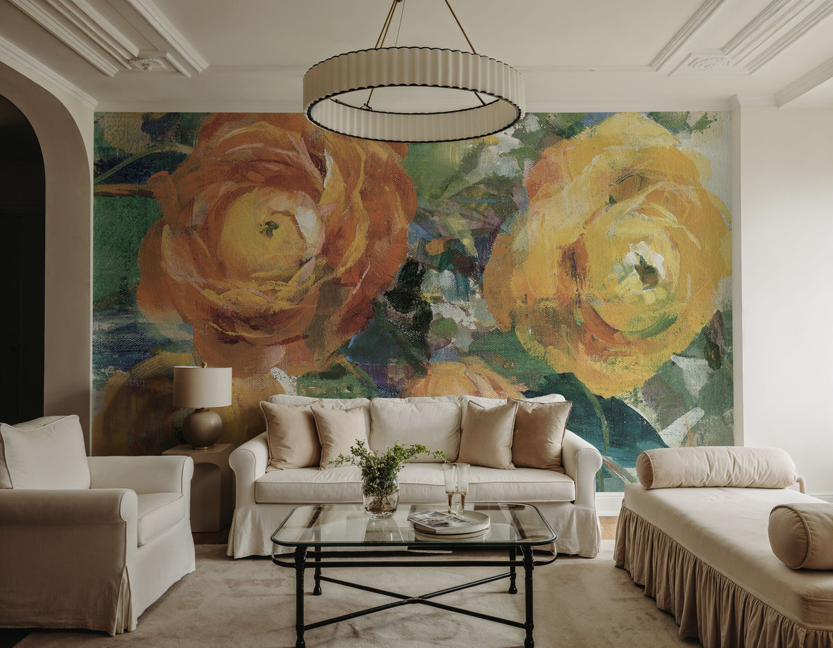 Blooming Splendor I Panel II Mural Wallpaper - room preview 05