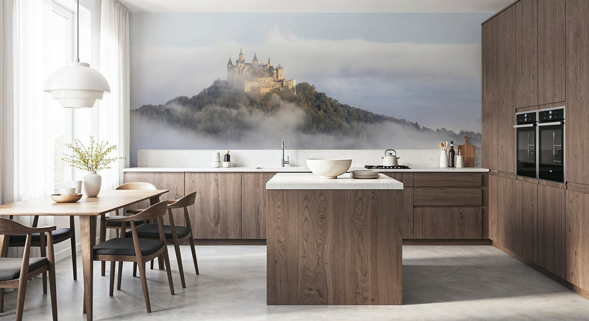 Castle in the Sky Mural Wallpaper - room preview 05