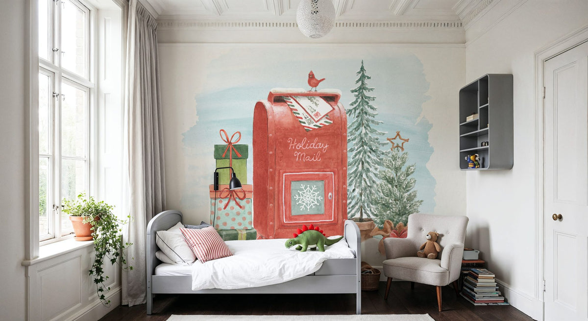 Winter Stroll II Mural Wallpaper - room preview 05