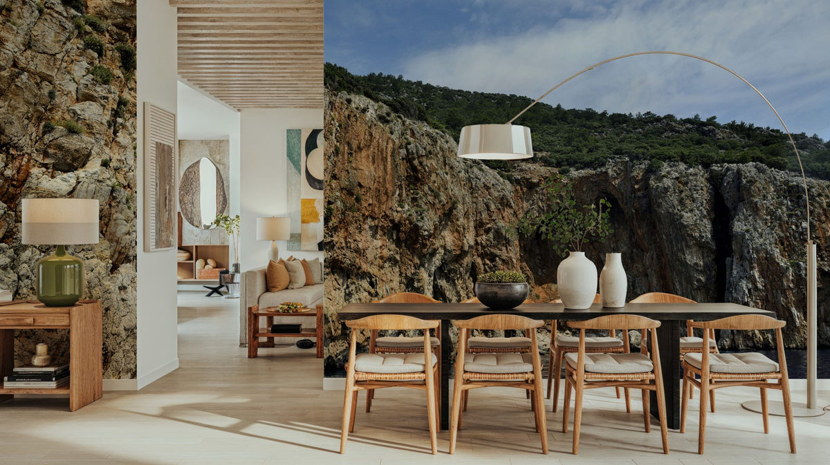 Coastal Cliff Majesty Mural Wallpaper - room preview 05