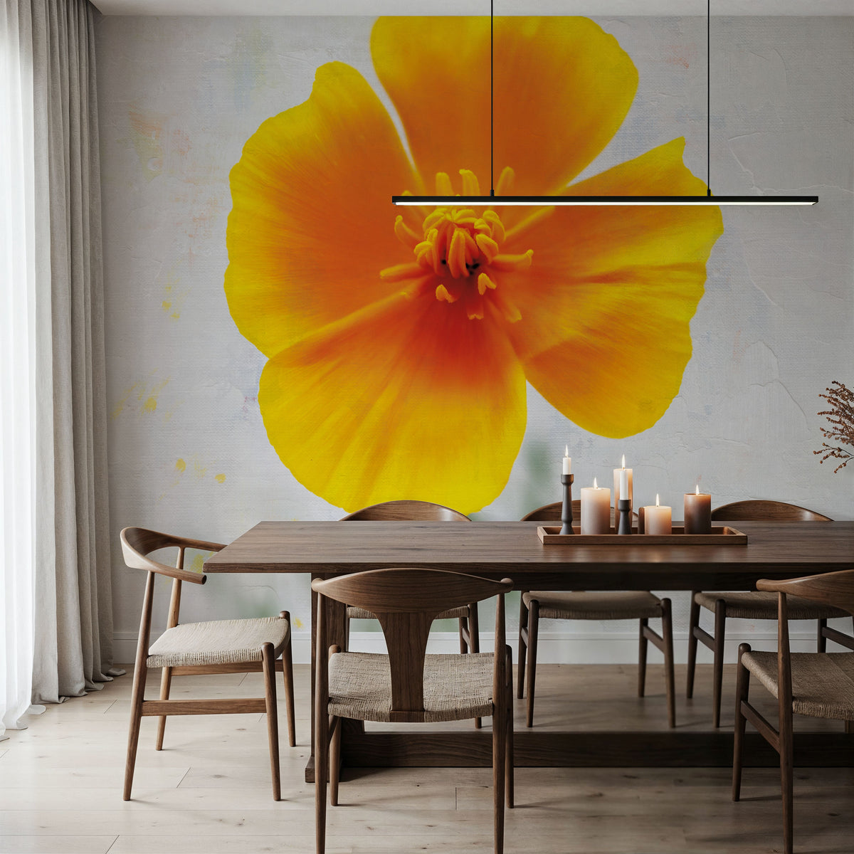 Wonderful Wildflowers V Mural Wallpaper - room preview 05