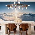Skiing Panorama Mural Wallpaper - room preview 05