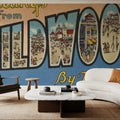 Greetings From Wildwood Mural Wallpaper - room preview 05