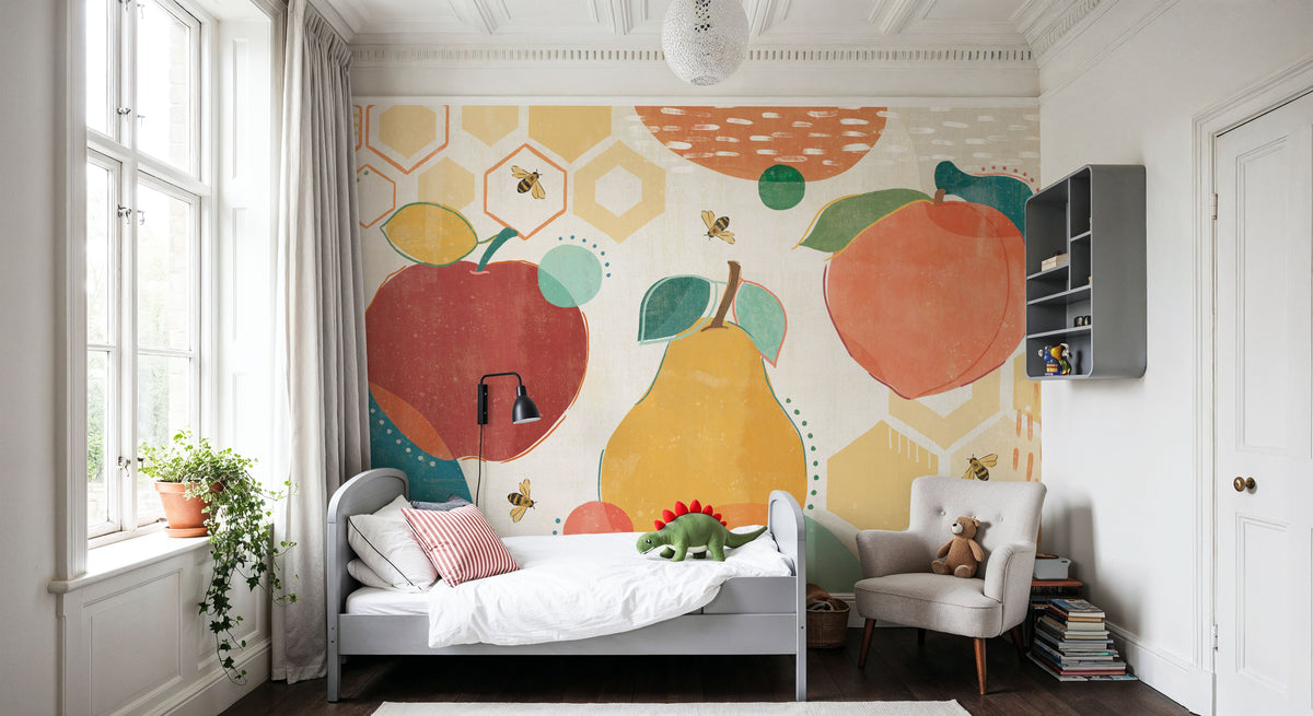 Crazy About Fruit Mural Wallpaper - room preview 05