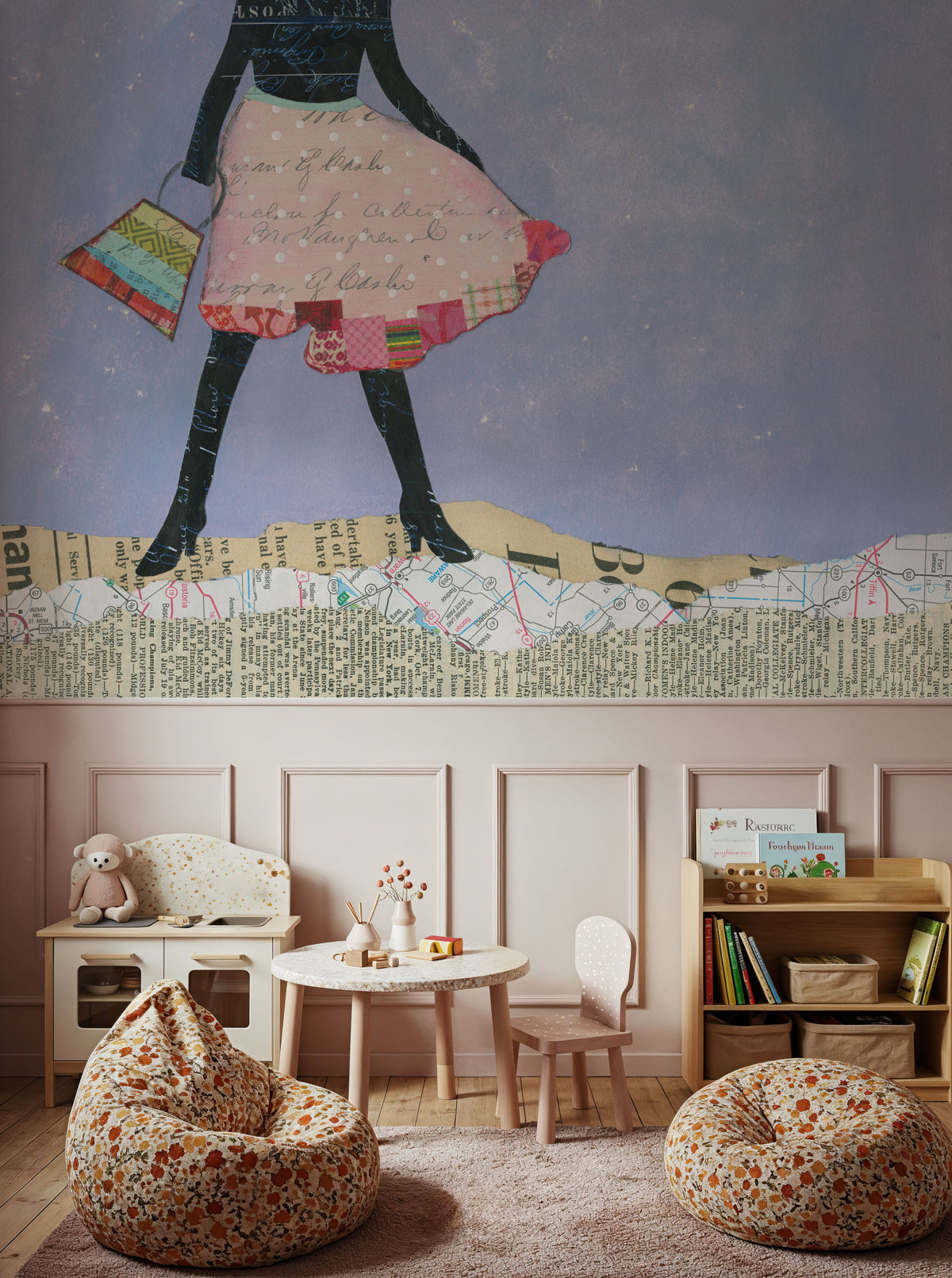 Flirty Skirts III Mural Wallpaper - room preview 05