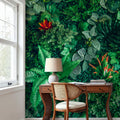 Botanical Cascade Mural Wallpaper - room preview 05