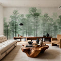 Bamboo Forest Mural Wallpaper - room preview 05