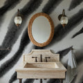 Watercolor Tiger Stripes, Zebra Mural Wallpaper - room preview 05