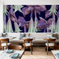 Purple Trumpet Bloom Mural Wallpaper - room preview 05