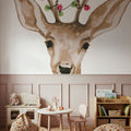 Light Tangled Reindeer Mural Wallpaper - room preview 05