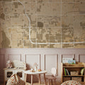 Spring Valley Ochre Mural Wallpaper - room preview 05