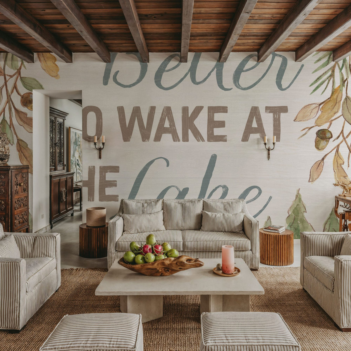Lake Retreat III Mural Wallpaper - room preview 05
