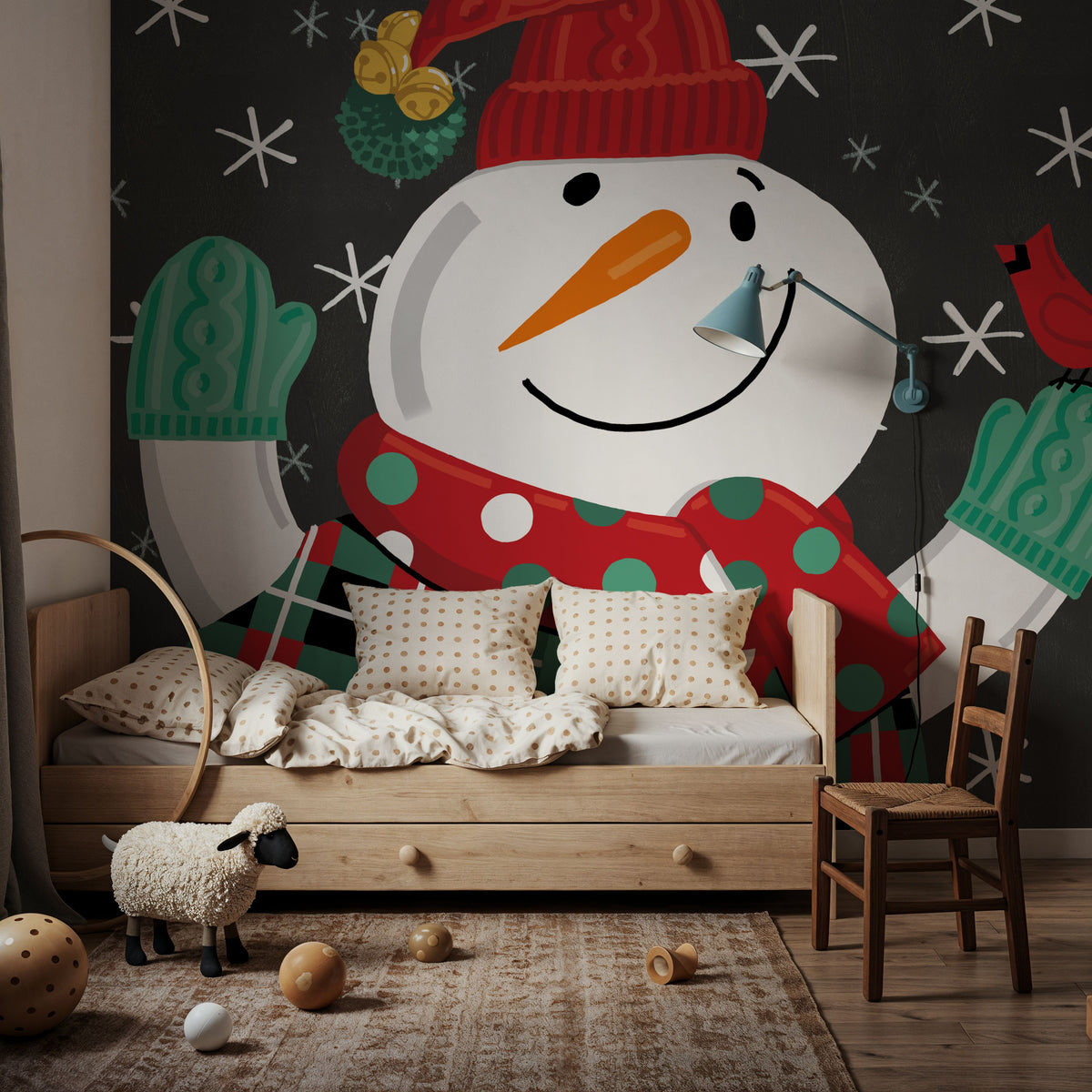 Festive Christmas XII Mural Wallpaper - room preview 05