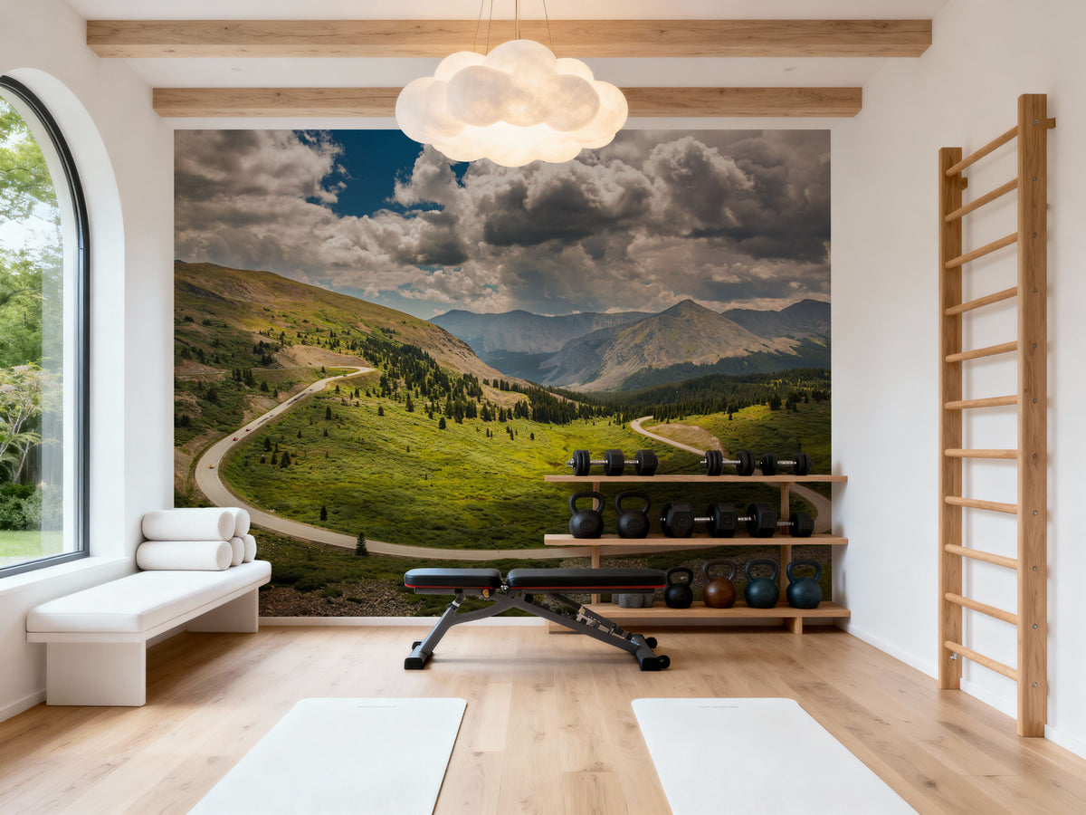 Cottonwood Bend Mural Wallpaper - room preview 05