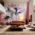 An Arrangement of Pink Flowers Mural Wallpaper - room preview 05
