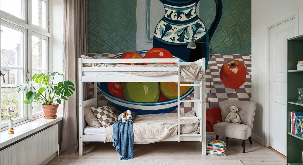 Bowl of Apples Mural Wallpaper - room preview 05