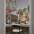 Greetings From Rhode Island Mural Wallpaper - room preview 05