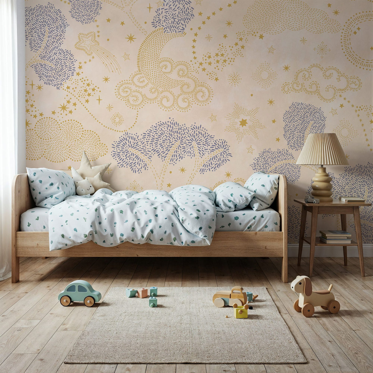 Moonlit Sky, Butter Mural Wallpaper - room preview 05