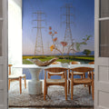 Rural Power Lines Mural Wallpaper - room preview 05