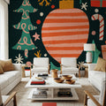 Warm Wishes III Mural Wallpaper - room preview 05