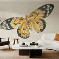 Honeybloom Butterfly II Mural Wallpaper - room preview 05