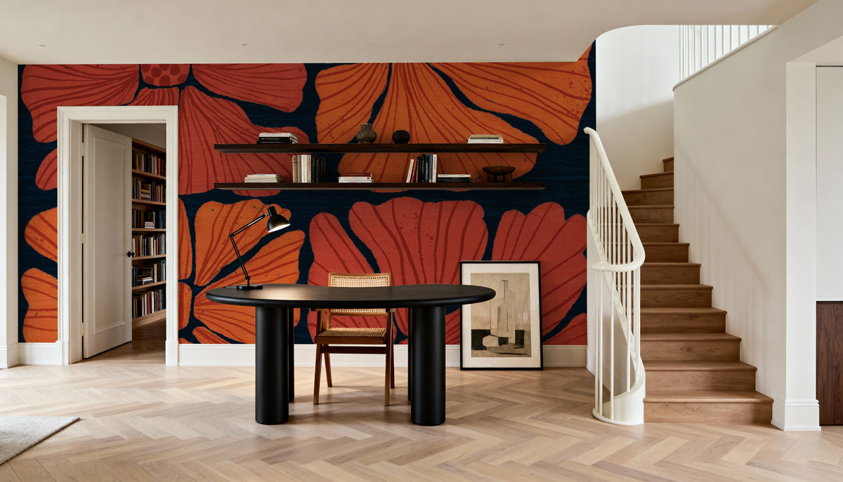 Modern Blooms II Mural Wallpaper - room preview 05