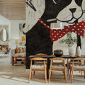 Puppy Love VI Mural Wallpaper - room preview 05