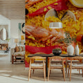 Spanish Seafood Paella Mural Wallpaper - room preview 05