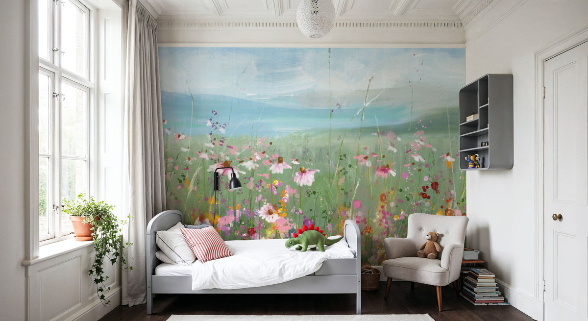 Meadow Stroll Mural Wallpaper - room preview 05