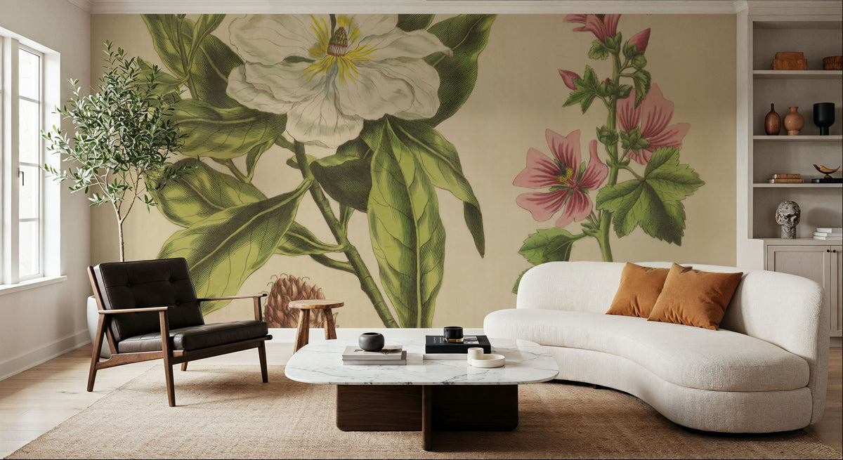Herbal Botanical II Mural Wallpaper - room preview 05