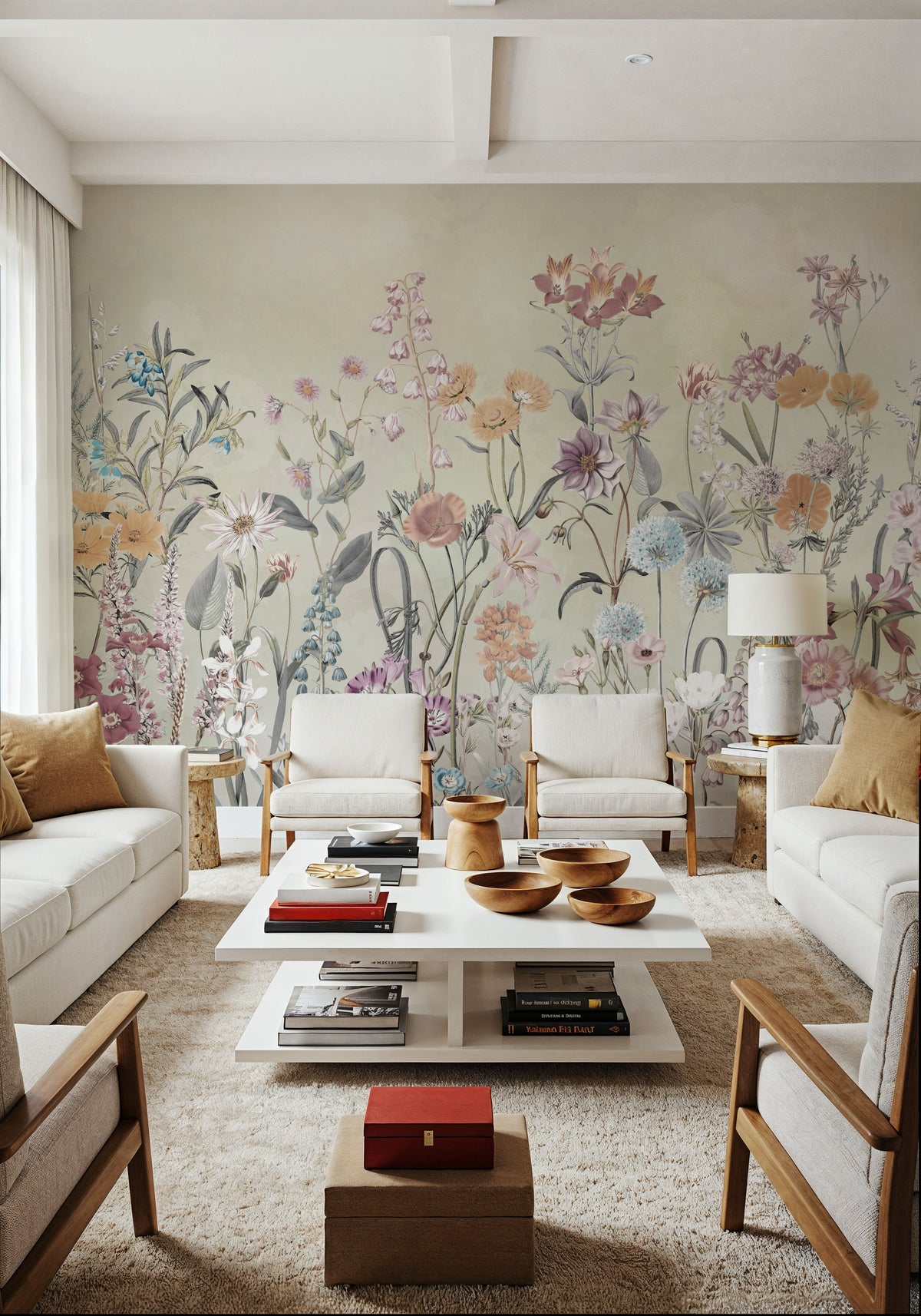 Summer Meadow Mural Wallpaper - Edition 4 - room preview 05