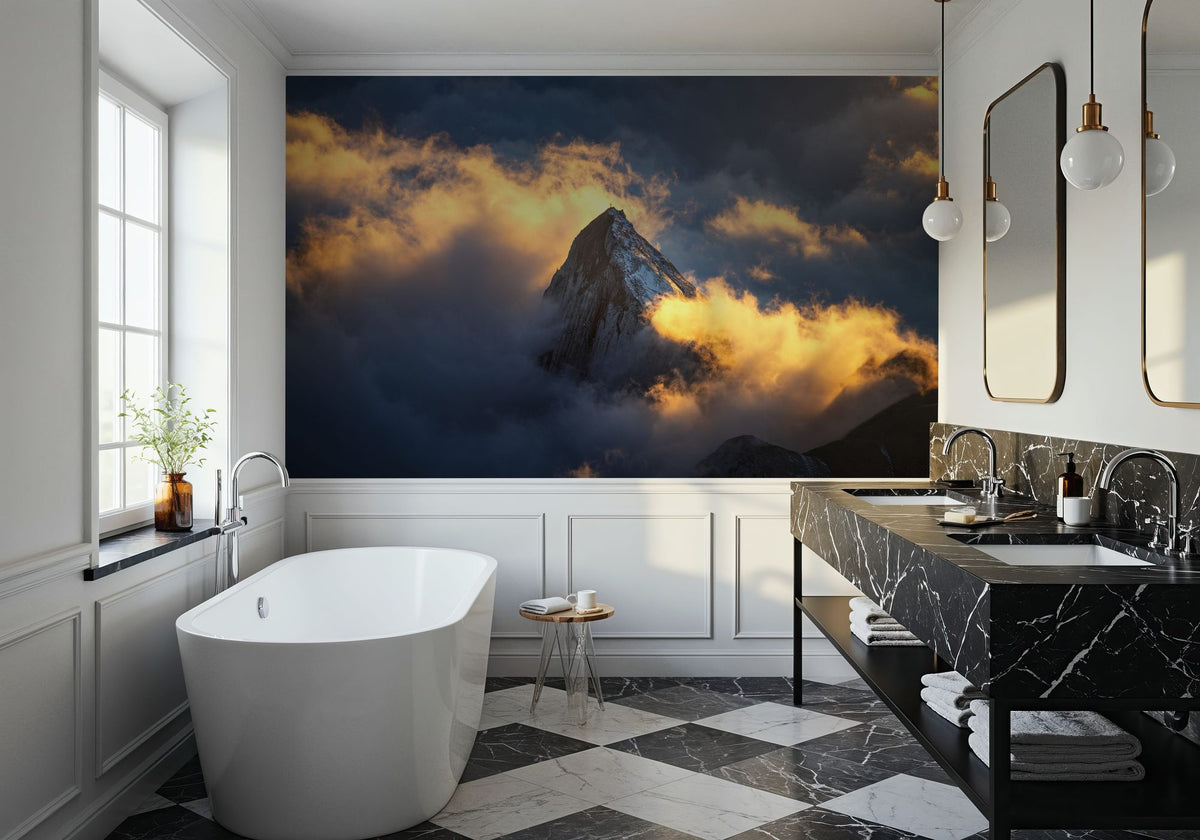 Mountains Awake Mural Wallpaper - room preview 05