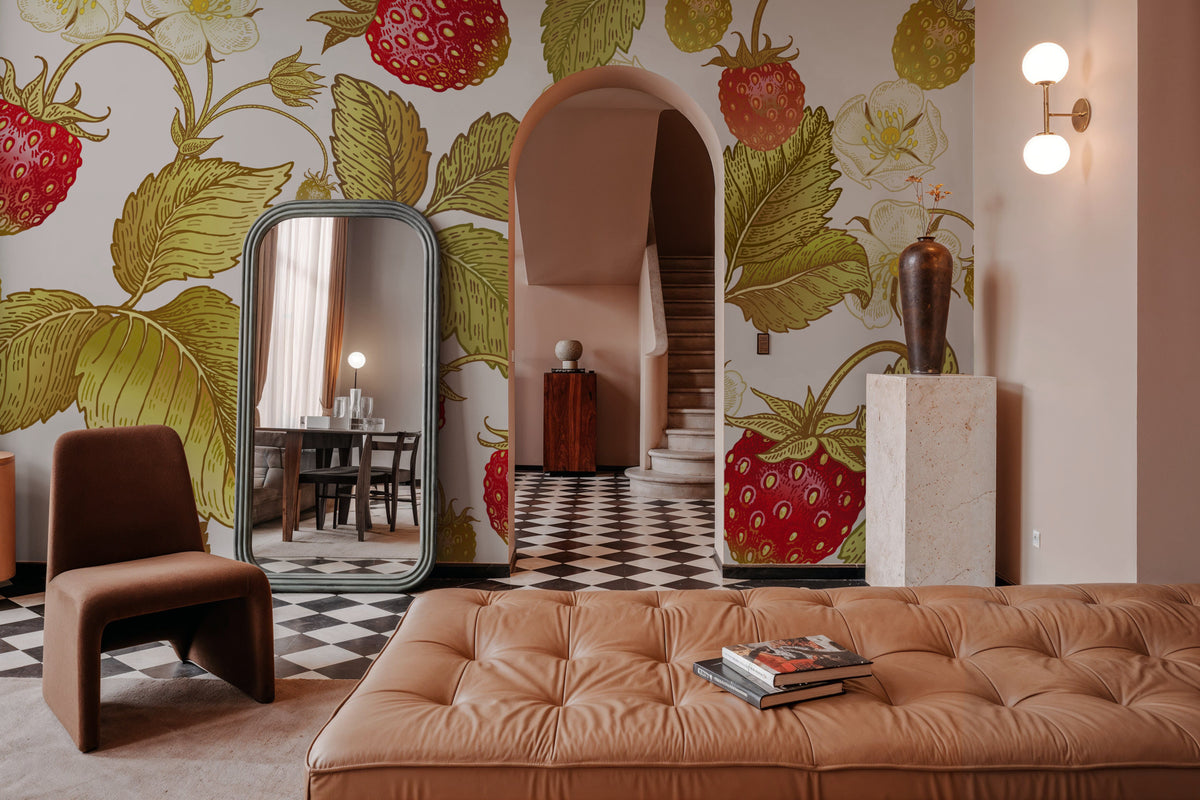 Strawberry Field Mural Wallpaper - room preview 05