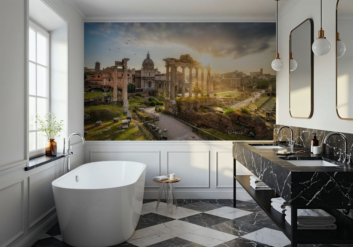 Roman Forum Sunrise Mural Wallpaper - room preview 05