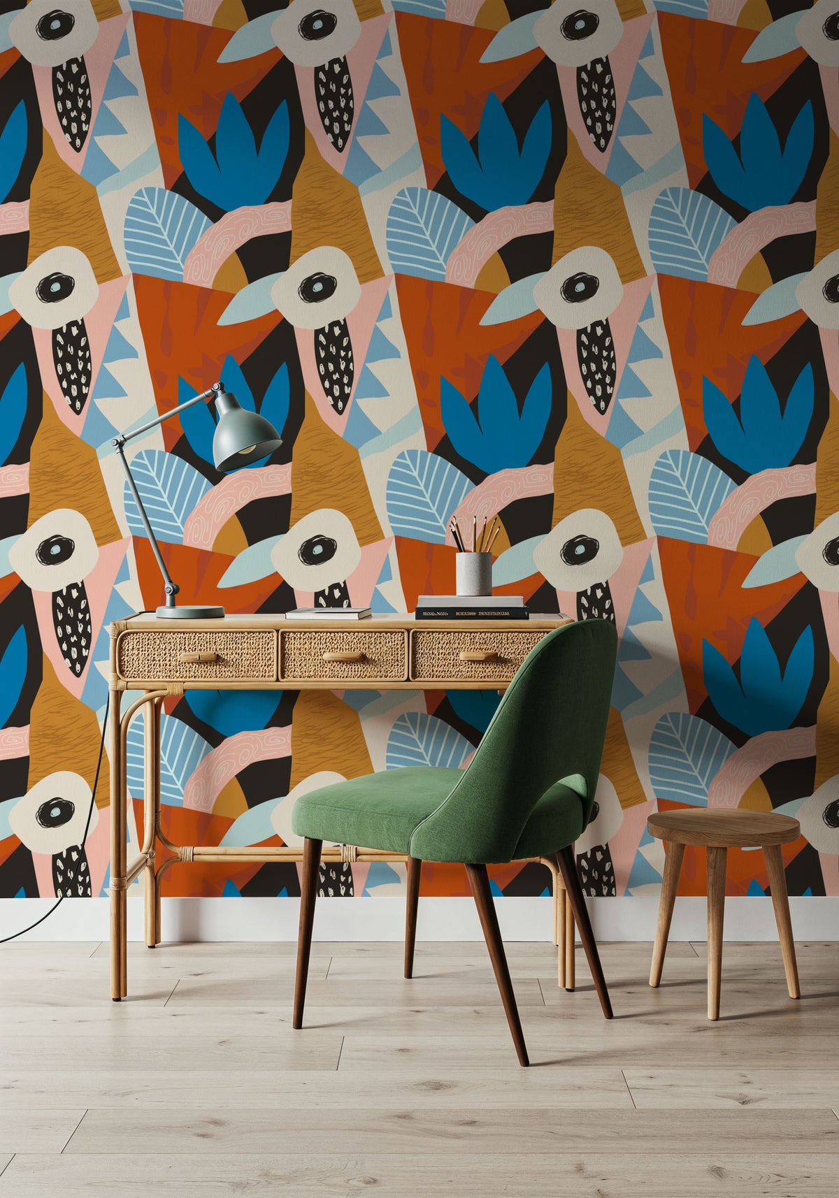 Paradise Bird Mural Wallpaper - room preview 05
