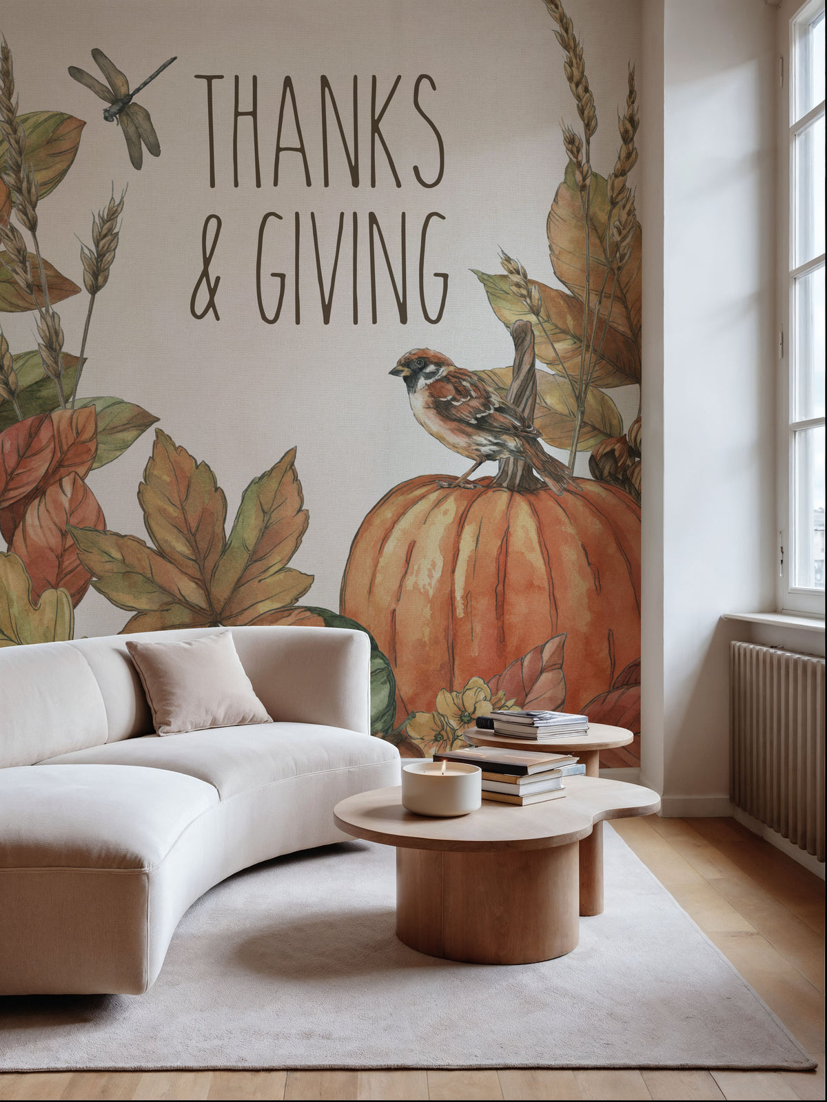 Harvest Home V Mural Wallpaper - room preview 05