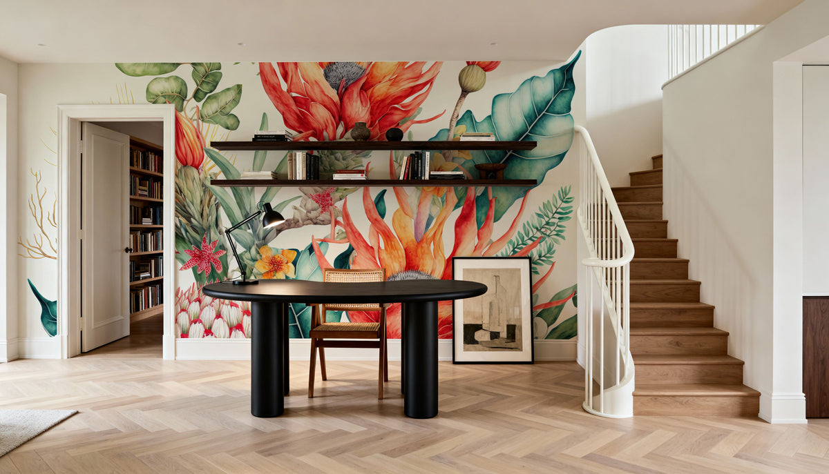 Fantasy Blooms Mural Wallpaper - room preview 05