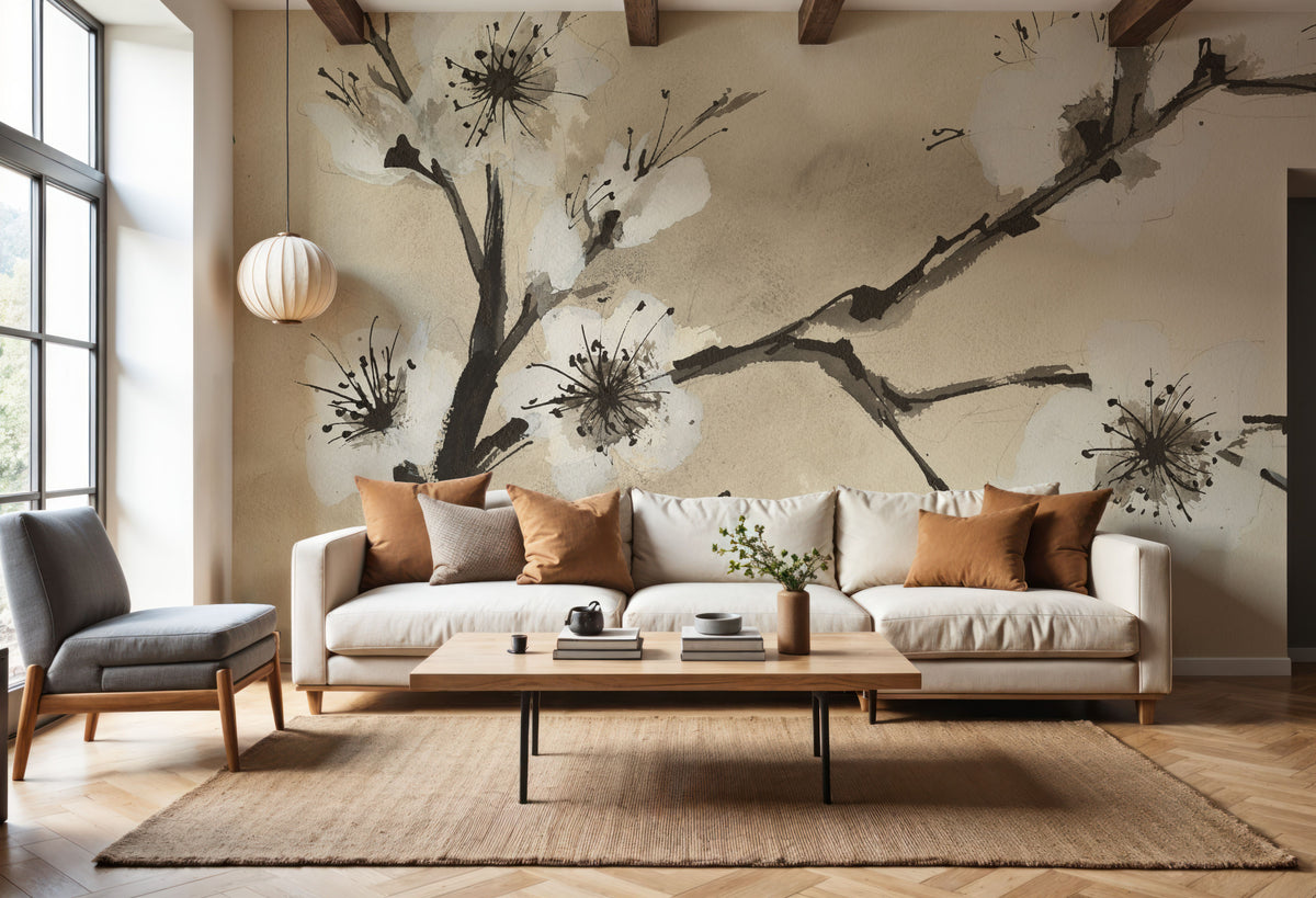 Spring Blossoms II Mural Wallpaper - room preview 05