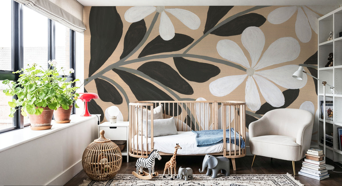 Botanical Bliss IV Mural Wallpaper - room preview 05